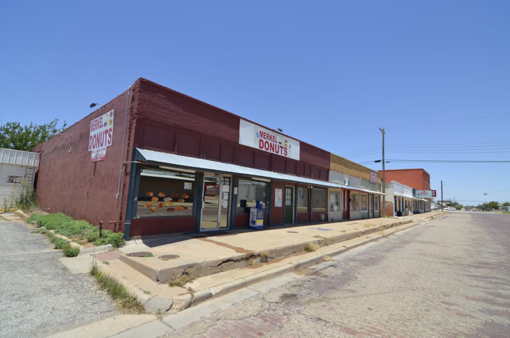 Merkel Donut Shop Logo