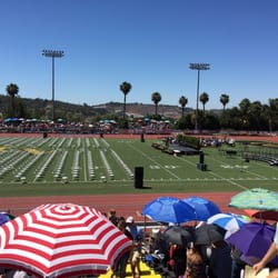 Capistrano Unified School District - Graduation set up. Come early & bring an umbrella & sunscreen. It's sunny & hot!!