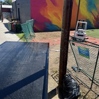 Precision Towing - Forklift winch out in RINO Art District - Towing Near Me