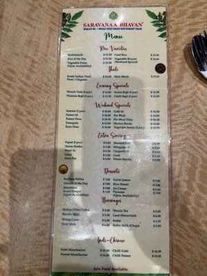 Menu photo 5 Saravana Bhavan Edison, NJ Menu photo 5 Saravana Bhavan Edison, NJ