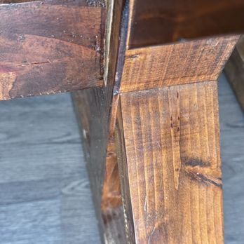 Paramount Van Lines - center support was separated on both sides, the wood screws somehow pulled out, can't reasonably imagine how much force this must have taken - Movers Near Me - Delray Beach, Florida