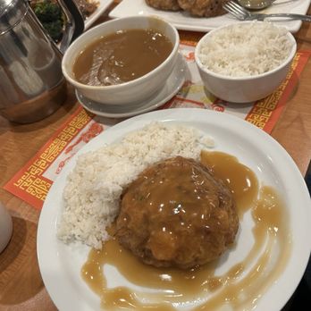 China House Restaurant - The egg foo young patties along with your rice and a bowl of sauce. - Chinese Near Me - Romeoville, Illinois China House Restaurant - The egg foo young patties along with your rice and a bowl of sauce. - Chinese Near Me - Romeoville, Illinois