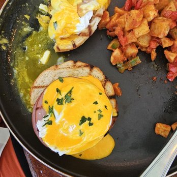 Crazy About You - Pork and eggs benedict - Mediterranean Near Me - Miami, Florida