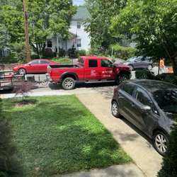Fernando Landscaping - My neighbor hired this company who chose to block my driveway. There was plenty of open curbside parking.