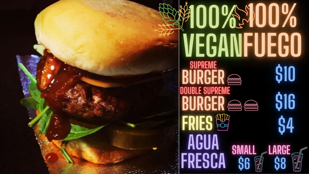 Vegan Fuego Burgers