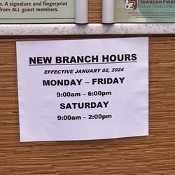 HawaiiUSA Federal Credit Union - NEW HOURS!!