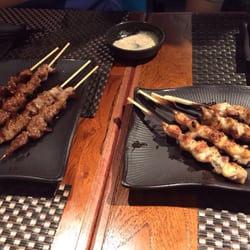 K Square 3 Grill & Bar - Beef and chicken skewers