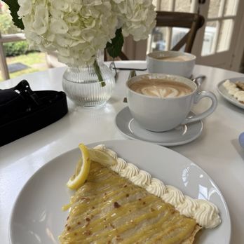 Cafe Davina - Lemon and cream crepe - Creperies Near Me - Suffolk, Virginia