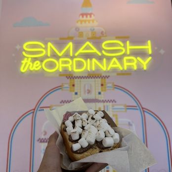 Yonutz - S'mores smashed donut - Donuts Near Me - Las Vegas, Nevada Yonutz - S'mores smashed donut - Donuts Near Me - Las Vegas, Nevada