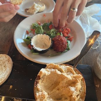 Founders Tavern & Grill - Maryland Crab Dip, hot tater tots - Comfort Food Near Me - Pasadena, Maryland Founders Tavern & Grill - Maryland Crab Dip, hot tater tots - Comfort Food Near Me - Pasadena, Maryland