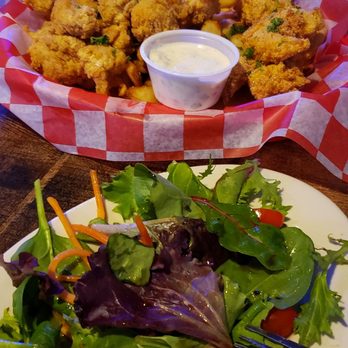 Maxine's Gumbo House - Seafood platter (shrimp and crawfish) with side salad. - Cajun/Creole Near Me - Manor, Texas Maxine's Gumbo House - Seafood platter (shrimp and crawfish) with side salad. - Cajun/Creole Near Me - Manor, Texas