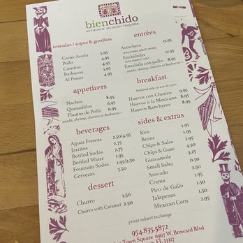 Bien Chido - Menu-front - Mexican Near Me - Plantation, Florida Bien Chido - Menu-front - Mexican Near Me - Plantation, Florida