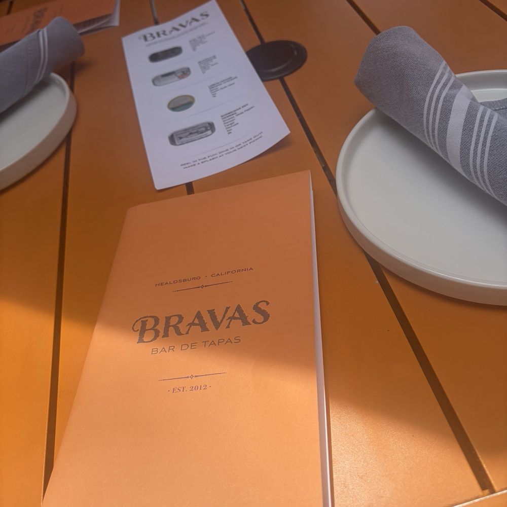 Bravas Bar de Tapas - Menu - Spanish Near Me - Healdsburg, California