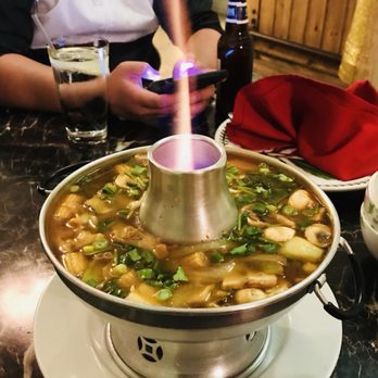 Thai Long-An - Vegetable tom yum soup, pot. - Thai Near Me - Phoenix, Arizona