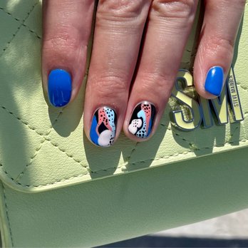 Passion Nails - Gel manicure with custom inspired design - Nail Salons Near Me - Simi Valley, California Passion Nails - Gel manicure with custom inspired design - Nail Salons Near Me - Simi Valley, California