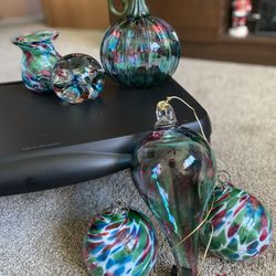 Mountain Blown Glass - Our hummingbird feeder, STUNNING