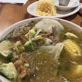 Acapulco Restaurant & Grill - Beef short rib soup! I added an avocado as my friend taught me! I loved it! - Mexican Near Me - Laurel, Maryland
