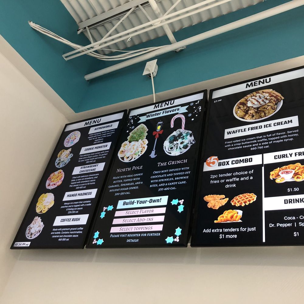 Rolling Ice - Colorful menu - Ice Cream & Frozen Yogurt Near Me - Arlington, Texas Rolling Ice - Colorful menu - Ice Cream & Frozen Yogurt Near Me - Arlington, Texas