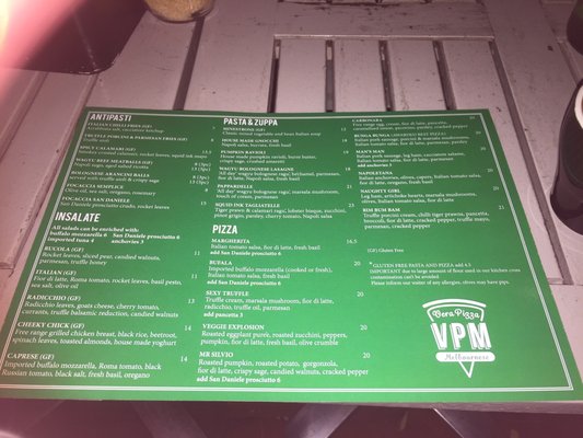 Menu photo 1 A25 Melbourne, VIC Menu photo 1 A25 Melbourne, VIC
