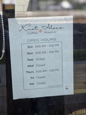 Menu photo 4 Knot Alone Coffee Roaster Gardena, CA Menu photo 4 Knot Alone Coffee Roaster Gardena, CA