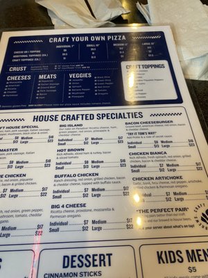 Menu photo 5 Craft House Pizza Louisville, KY