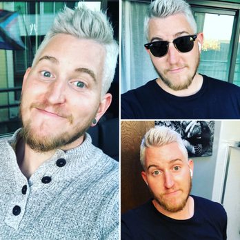 The Castro Barber Lounge - Check out this bomb silver dye job I got from the Castro Barber Lounge! - Barbers Near Me - San Francisco, California
