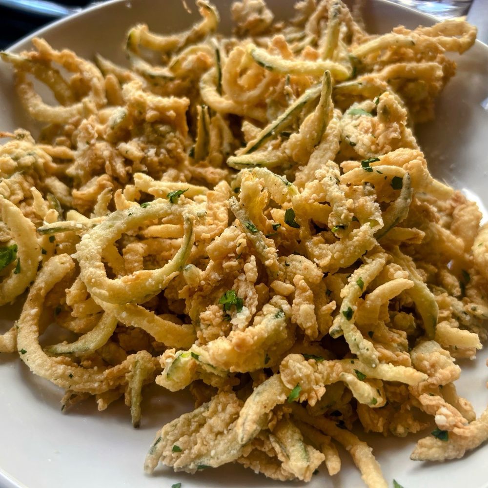 Taberna Burntwood - ZUCCHINI FRITTE: Lemon Aioli, Pomodoro and Parmesan sauces on the side. Soo good! - Bars Near Me - Naples, Florida Taberna Burntwood - ZUCCHINI FRITTE: Lemon Aioli, Pomodoro and Parmesan sauces on the side. Soo good! - Bars Near Me - Naples, Florida