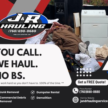 J&R Hauling - Demolition Services Near Me J&R Hauling - Demolition Services Near Me