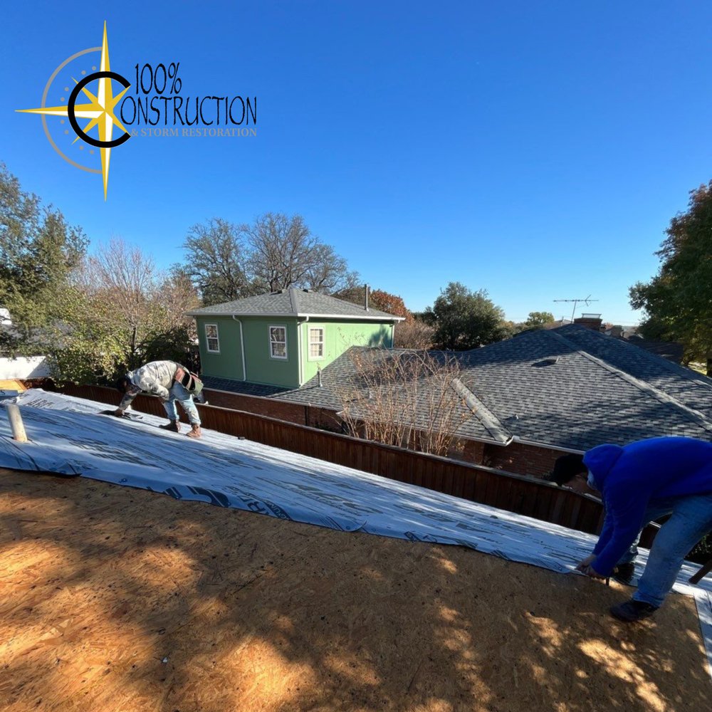 Slide of 100% Construction