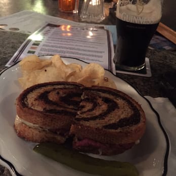 Lyon's Irish Pub - Here's the Reuben & kettle chips. - Irish Pub Near Me - Watertown, Wisconsin