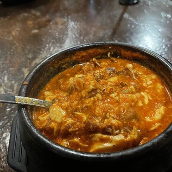 K-Towne 88 - Pork Tofu Soup (Served with Bowl of Rice + Raw Egg) - Korean Near Me - Rancho Cucamonga, California K-Towne 88 - Pork Tofu Soup (Served with Bowl of Rice + Raw Egg) - Korean Near Me - Rancho Cucamonga, California