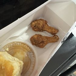 McDonald's - Just look at the size two legs 4 wings. Pitiful KFC do better. 28.00. Crazy