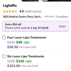 LightRx - Groupon deal