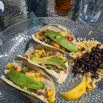 Outriggers Restaurant - Tuna Tacos - Seafood Near Me - Stratford, Connecticut