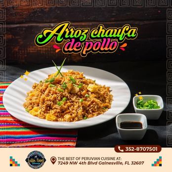 Latin Food Blessing - Arroz Chaufa de pollo - Peruvian Near Me - Gainesville, Florida Latin Food Blessing - Arroz Chaufa de pollo - Peruvian Near Me - Gainesville, Florida