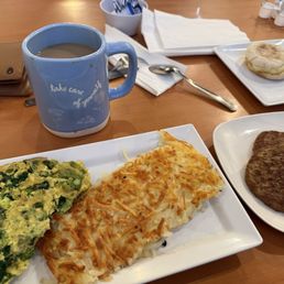I had the green omelette with a side of sausage and it was super good I had the green omelette with a side of sausage and it was super good