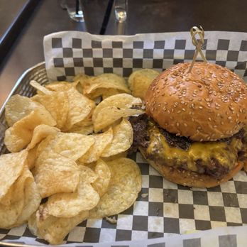 Rotunda Brew Pub - The Lighting Cattle Wagyu Smash Burger. - New American Near Me - Hershey, Pennsylvania