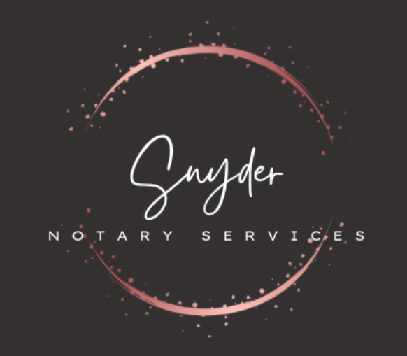SNYDER NOTARY SERVICES Updated August 2024 Request a Quote