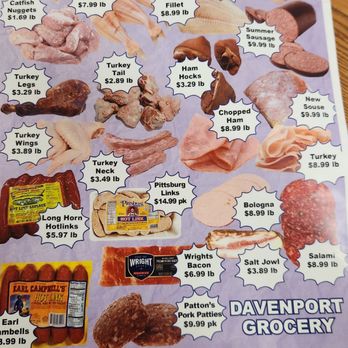 Davenport Grocery - a menu for a variety of foods - Grocery Near Me - Wichita Falls, Texas