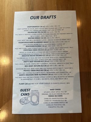 Menu photo 1 Barrier Island Brewing St Simons Island, GA