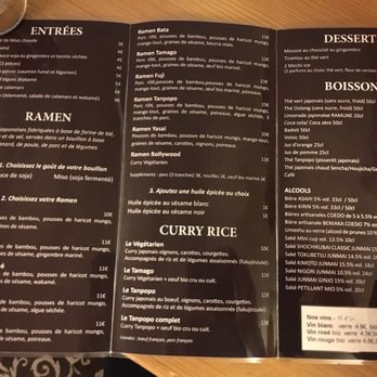 Tanpopo - Menu - Japanese Near Me - Chamonix-Mont-Blanc, 74 Tanpopo - Menu - Japanese Near Me - Chamonix-Mont-Blanc, 74
