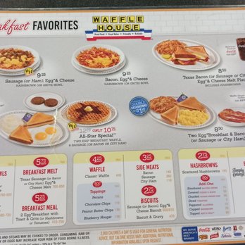 Waffle House - Menu - Breakfast & Brunch Near Me - Toledo, Ohio