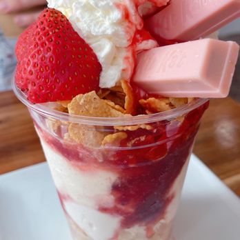 Cake Bar - The Cafe - - Strawberry Parfait - Custom Cakes Near Me - Syracuse, New York