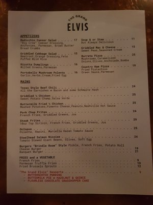 Menu photo 2 The Grand Elvis Toronto, ON