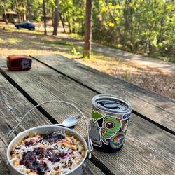 Tyler State Park - Camp breakfast!