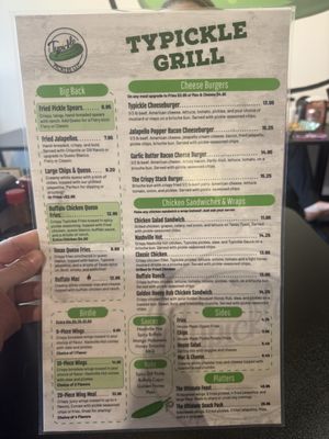 Menu photo 1 Typickle Pickles Midland, TX