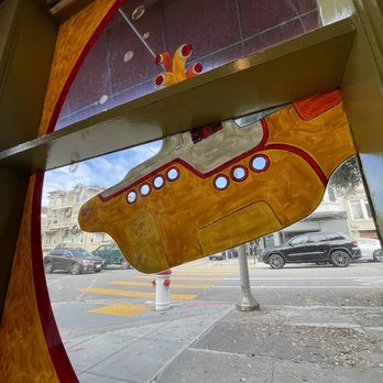 The Yellow Submarine - restaurant window - Sandwiches Near Me - San Francisco, California The Yellow Submarine - restaurant window - Sandwiches Near Me - San Francisco, California