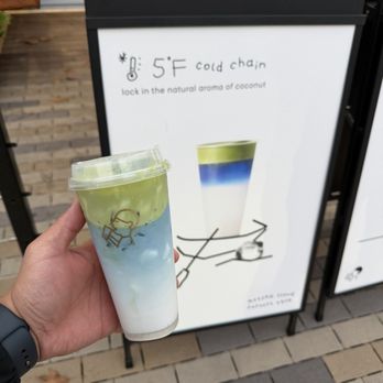 Heytea - Matcha coconut cloud blue - Bubble Tea Near Me - Cupertino, California Heytea - Matcha coconut cloud blue - Bubble Tea Near Me - Cupertino, California