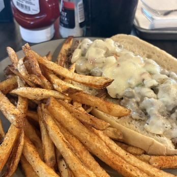 Towne Center Tavern - Cheesesteak w/ fries - American Near Me - Evans, Georgia Towne Center Tavern - Cheesesteak w/ fries - American Near Me - Evans, Georgia