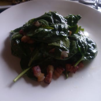 Freelance Cafe & Wine Bar - Warm bacon and spinach salad - New American Near Me - Piermont, New York Freelance Cafe & Wine Bar - Warm bacon and spinach salad - New American Near Me - Piermont, New York